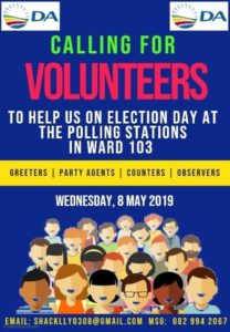 National Elections South Africa: 8 May 2019