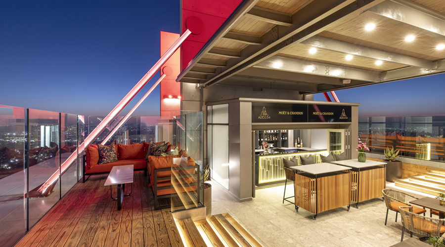 The Leonardo Art Experience At The Highest Urban Bar in Africa.